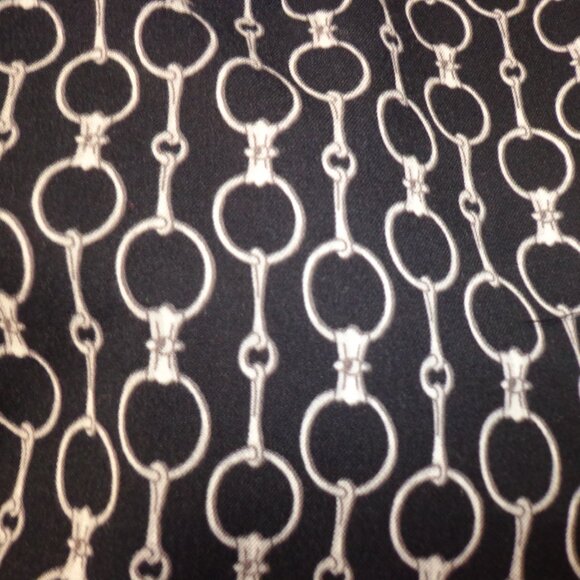 NWOT Ralph Lauren Equestrian Straight Leg Pant 6 Horse Bit Zip Navy/Wht - Picture 16 of 16